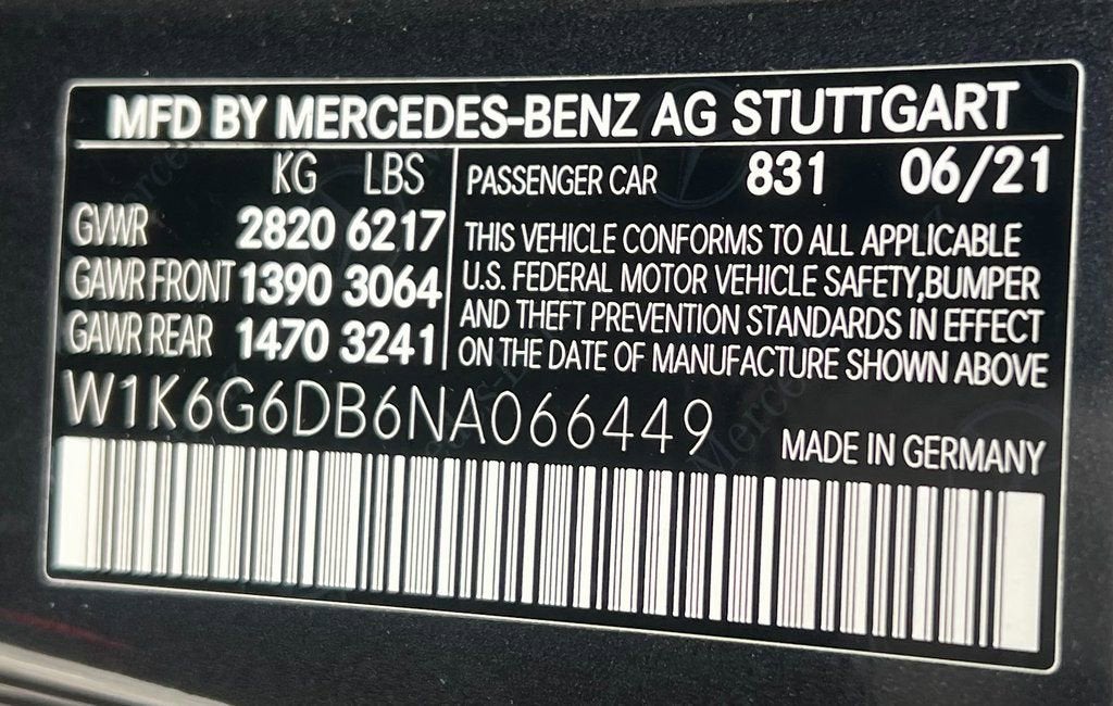 2022 Mercedes-Benz S-Class S 500