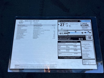 2026 Mercedes-Benz GLC GLC 300 SUV