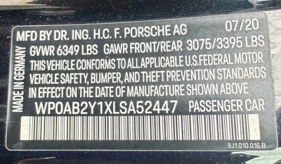 2020 Porsche Taycan 4S