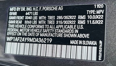 2021 Porsche Cayenne Turbo