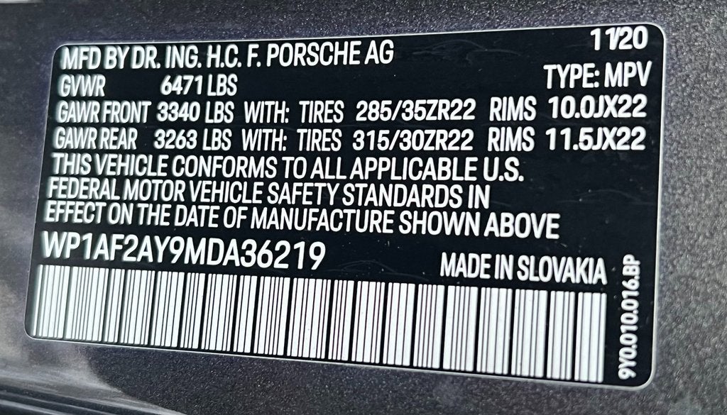 2021 Porsche Cayenne Turbo