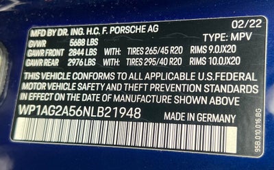 2022 Porsche Macan S