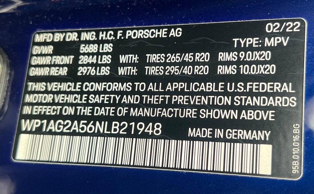 2022 Porsche Macan S