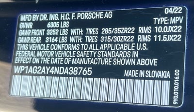 2022 Porsche Cayenne GTS