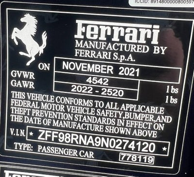 2022 Ferrari Roma Coupe