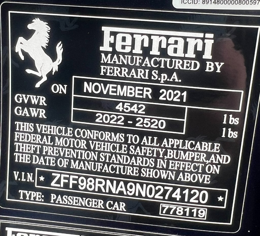 2022 Ferrari Roma Coupe