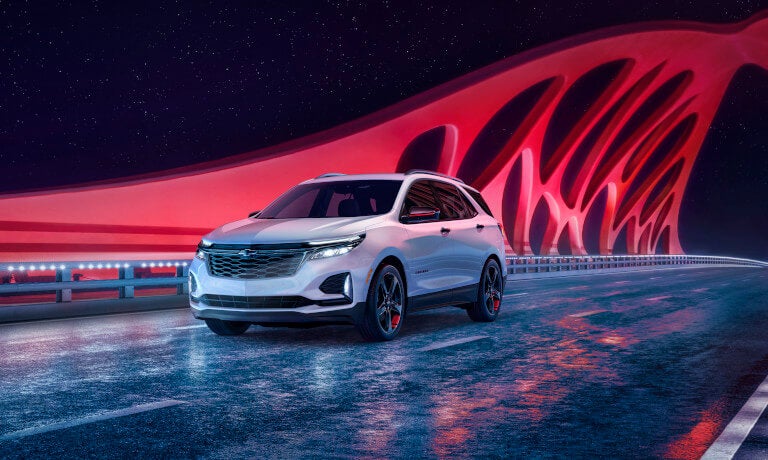 2024 Chevy Equinox Exterior Driving On Decorative Bridge